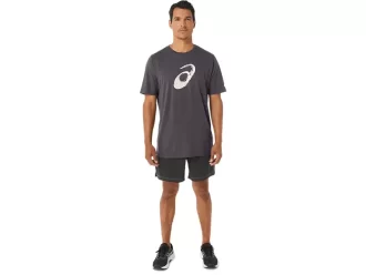 T-shirt a maniche corte con motivo a pennello