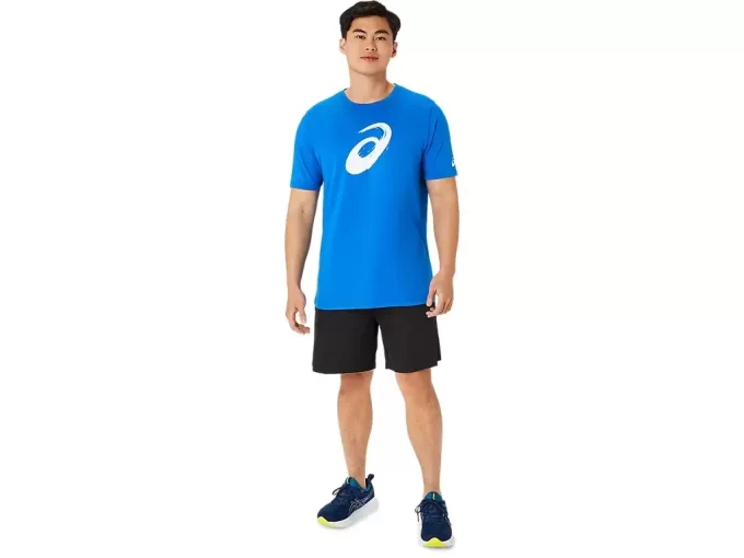 T-shirt a maniche corte con motivo a pennello T-shirt a maniche corte con motivo a pennello