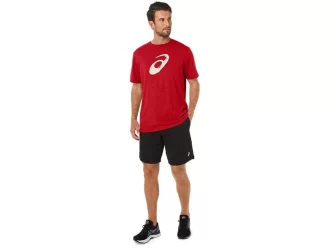 T-shirt a maniche corte con motivo a pennello