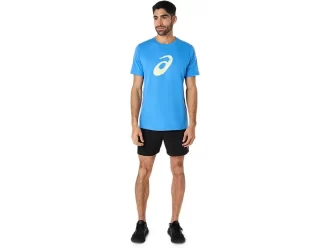 T-shirt a maniche corte con motivo a pennello