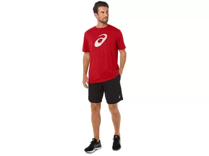 T-shirt a maniche corte con motivo a pennello