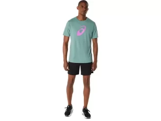 T-shirt a maniche corte con motivo a pennello