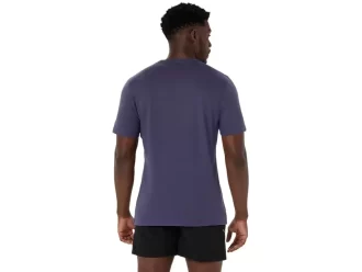 T-shirt a maniche corte con motivo a pennello