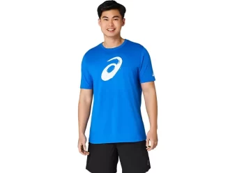 T-shirt a maniche corte con motivo a pennello