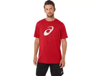 T-shirt a maniche corte con motivo a pennello