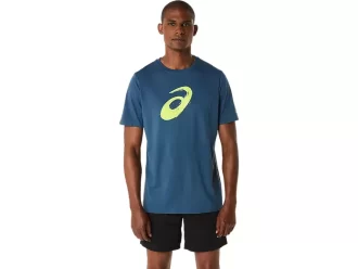 T-shirt a maniche corte con motivo a pennello