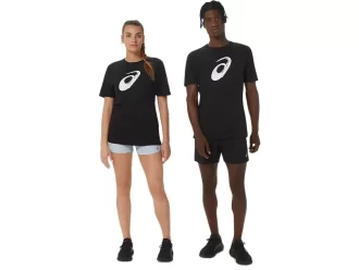 T-shirt a maniche corte con motivo a pennello