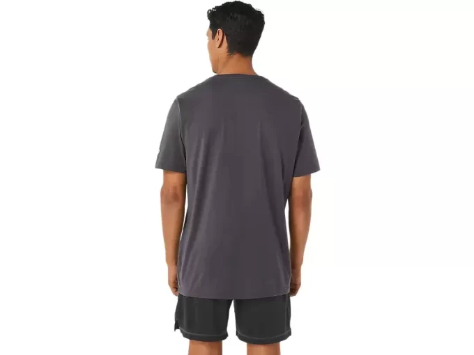 T-shirt a maniche corte con motivo a pennello T-shirt a maniche corte con motivo a pennello