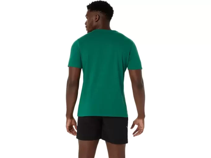 T-shirt a maniche corte con motivo a pennello