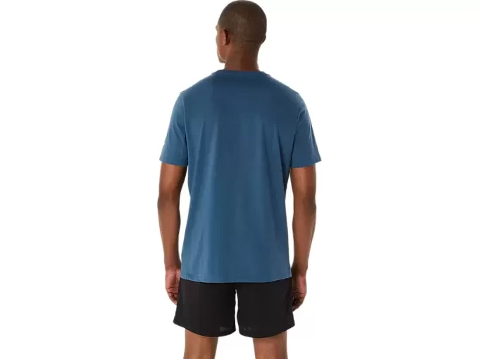 T-shirt a maniche corte con motivo a pennello T-shirt a maniche corte con motivo a pennello