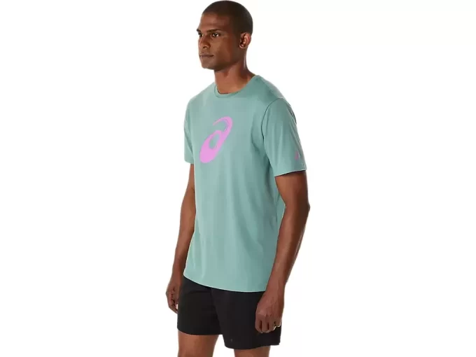 T-shirt a maniche corte con motivo a pennello T-shirt a maniche corte con motivo a pennello