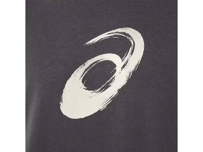 T-shirt a maniche corte con motivo a pennello T-shirt a maniche corte con motivo a pennello