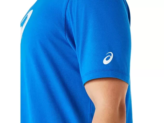 T-shirt a maniche corte con motivo a pennello T-shirt a maniche corte con motivo a pennello