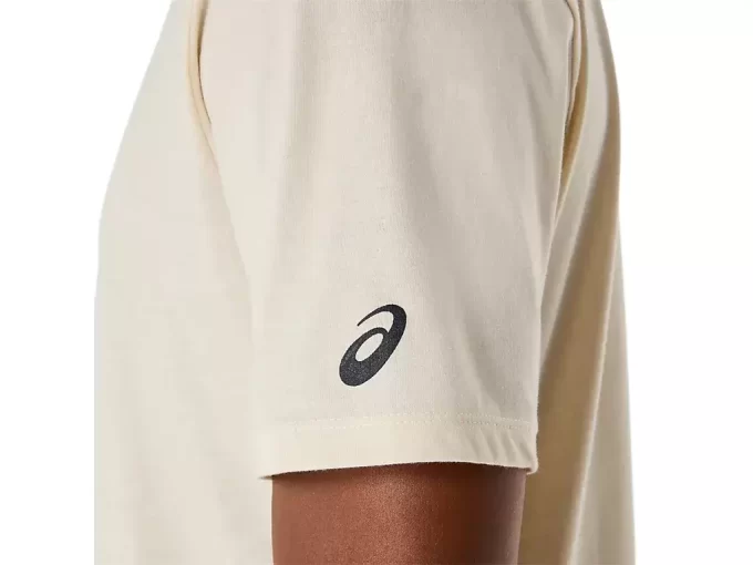 T-shirt a maniche corte con motivo a pennello