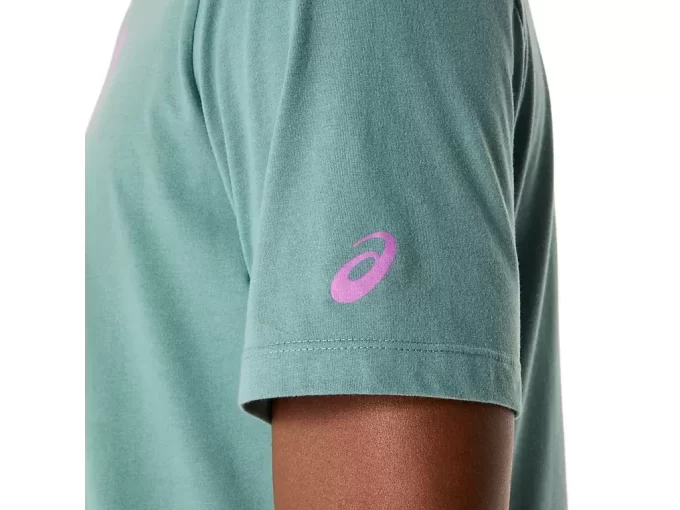 T-shirt a maniche corte con motivo a pennello T-shirt a maniche corte con motivo a pennello