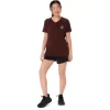 T-SHIRT A MANICHE CORTE CON SCOLLO A V ASICS NATURE DA DONNA