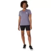 T-SHIRT A MANICHE CORTE CON SCOLLO A V ASICS NATURE DA DONNA