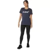 T-SHIRT A MANICHE CORTE CON SLOGAN FLOREALE ASICS DA DONNA