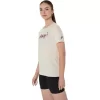 T-SHIRT A MANICHE CORTE CON SLOGAN FLOREALE ASICS DA DONNA
