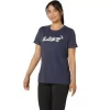 T-SHIRT A MANICHE CORTE CON SLOGAN FLOREALE ASICS DA DONNA