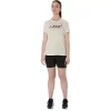 T-SHIRT A MANICHE CORTE CON SLOGAN FLOREALE ASICS DA DONNA