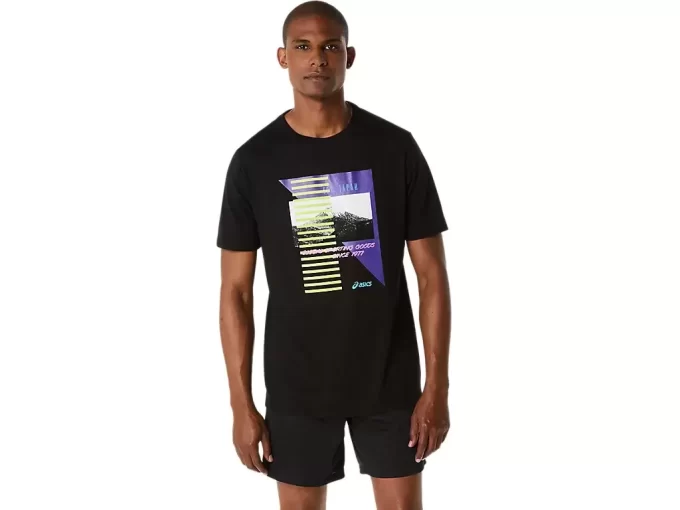 T-SHIRT A MANICHE CORTE RETRO ASICS