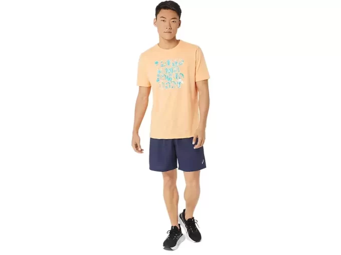 T-SHIRT ASICS CON SLOGAN HIBISCUS
