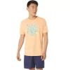 T-SHIRT ASICS CON SLOGAN HIBISCUS