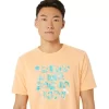 T-SHIRT ASICS CON SLOGAN HIBISCUS