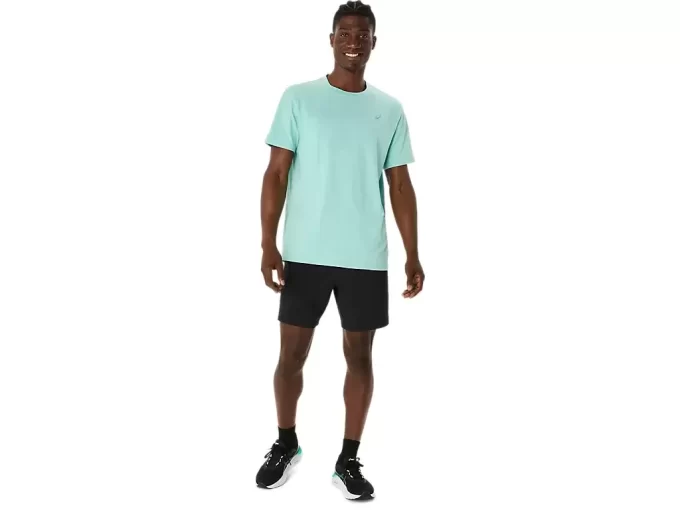 T-shirt con ricamo a spirale Asics