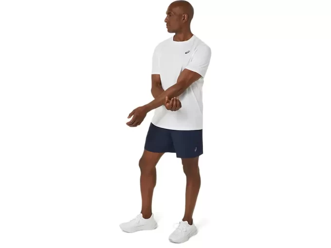 T-shirt con ricamo a spirale Asics