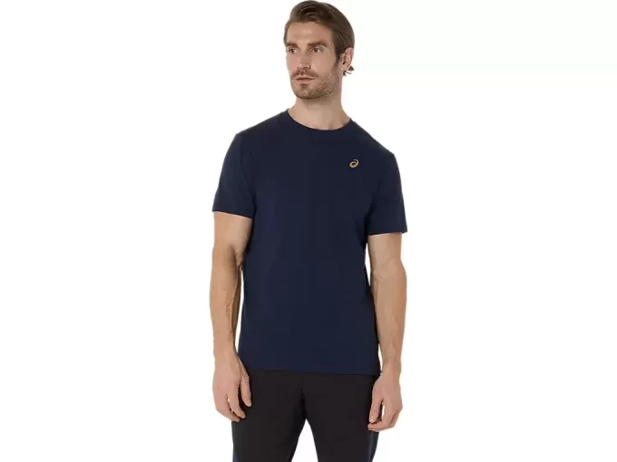 T-shirt con ricamo a spirale Asics T-shirt con ricamo a spirale Asics