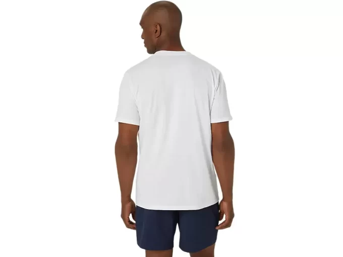 T-shirt con ricamo a spirale Asics