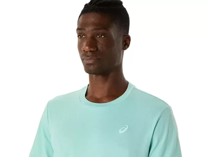 T-shirt con ricamo a spirale Asics