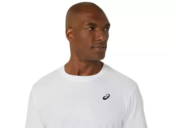 T-shirt con ricamo a spirale Asics