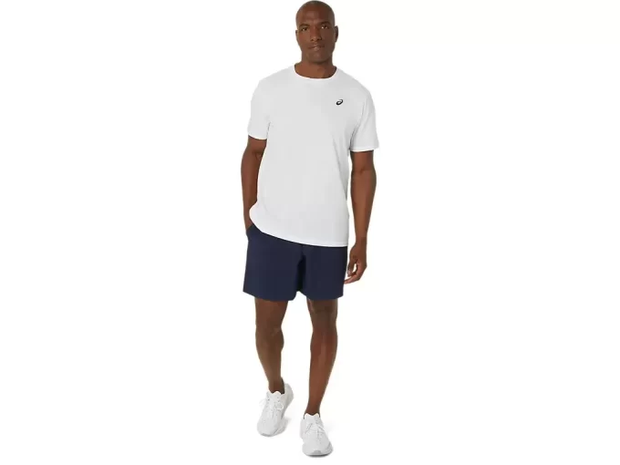 T-shirt con ricamo a spirale Asics