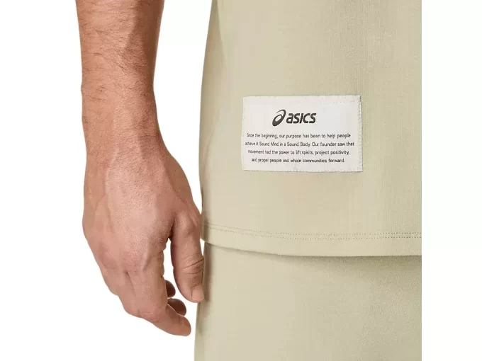 T-shirt con tasca rilassata e pesante