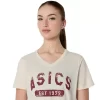 T-SHIRT DA DONNA A MANICHE CORTE CON SCOLLO A V EST 1977 T-SHIRT DA DONNA A MANICHE CORTE CON SCOLLO A V EST 1977