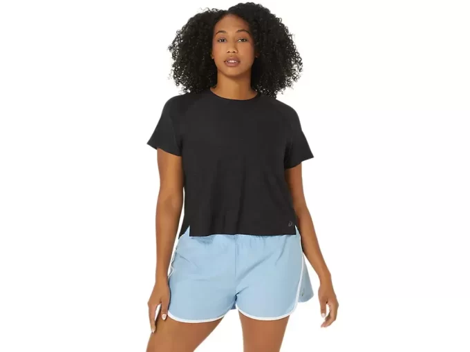 T-SHIRT DA DONNA PR LYTE RUN A MANICHE CORTE 2.0