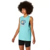 T-SHIRT MUSCOLARE CON SLOGAN ASICS SUN IN THE SKY DA DONNA T-SHIRT MUSCOLARE CON SLOGAN ASICS SUN IN THE SKY DA DONNA