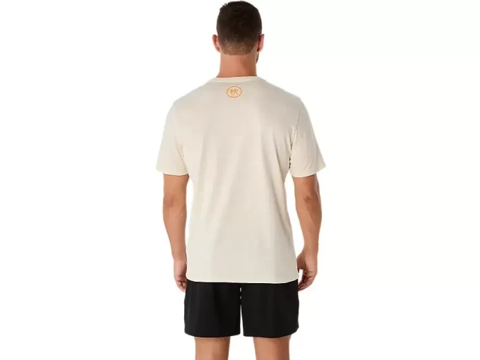 T-SHIRT UNISEX A MANICHE CORTE CON LOGO A SPIRALE SFUMATURE