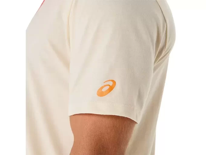 T-SHIRT UNISEX A MANICHE CORTE CON LOGO A SPIRALE SFUMATURE