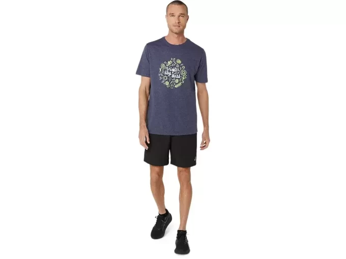 T-SHIRT UNISEX ASICS BRIGHTER DAYS AHEAD A MANICHE CORTE
