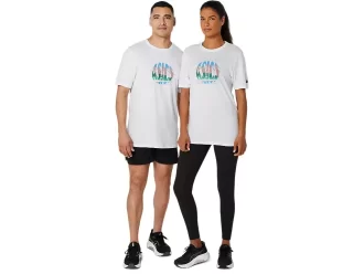 T-SHIRT UNISEX ASICS CELEBRA LA NOSTRA CASA A MANICHE CORTE