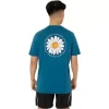 T-SHIRT UNISEX ASICS CON STAMPA A MARGHERITA SUL RETRO