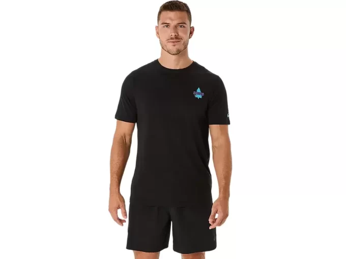T-SHIRT UNISEX ASICS NATURE A MANICHE CORTE T-SHIRT UNISEX ASICS NATURE A MANICHE CORTE