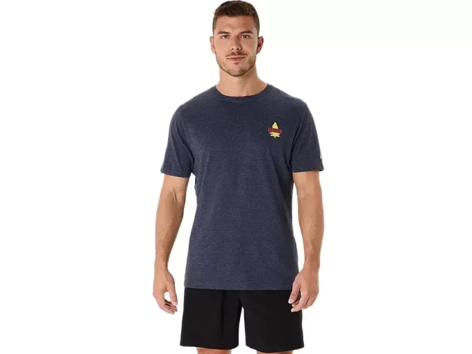 T-SHIRT UNISEX ASICS NATURE A MANICHE CORTE