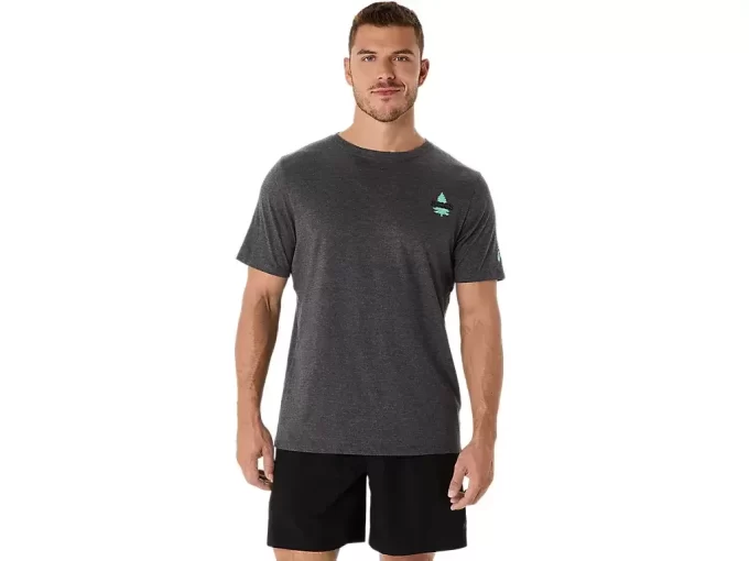 T-SHIRT UNISEX ASICS NATURE A MANICHE CORTE