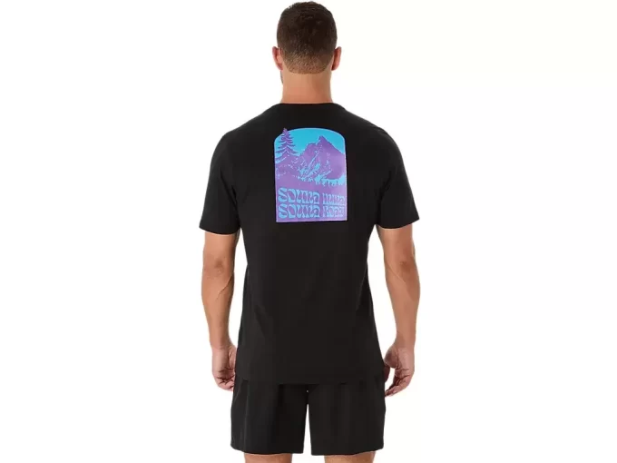 T-SHIRT UNISEX ASICS NATURE A MANICHE CORTE T-SHIRT UNISEX ASICS NATURE A MANICHE CORTE