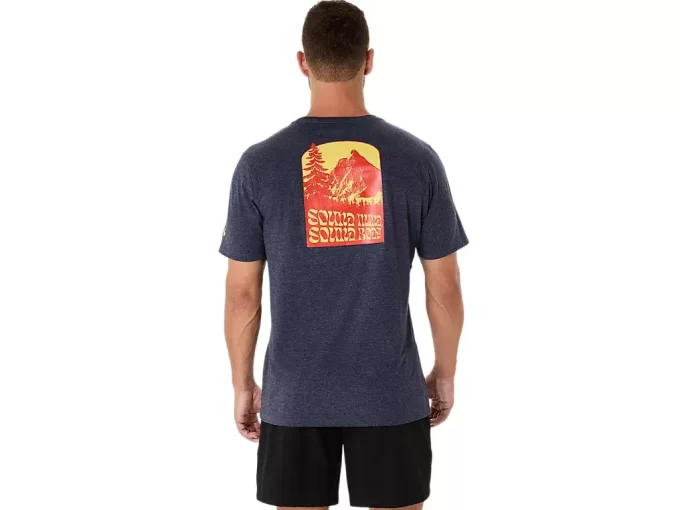 T-SHIRT UNISEX ASICS NATURE A MANICHE CORTE